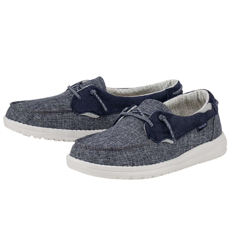 Hei Jätkä Laila Chambray Merensininen