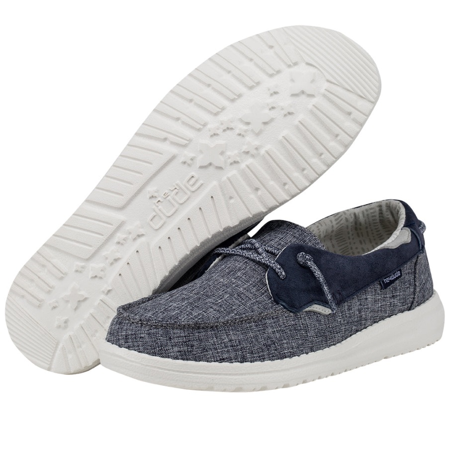 Hei Jätkä Laila Chambray Merensininen