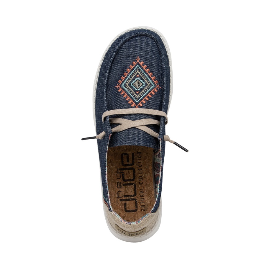 Hei Jätkä Wendy Boho Harmaa Valtamerensininen