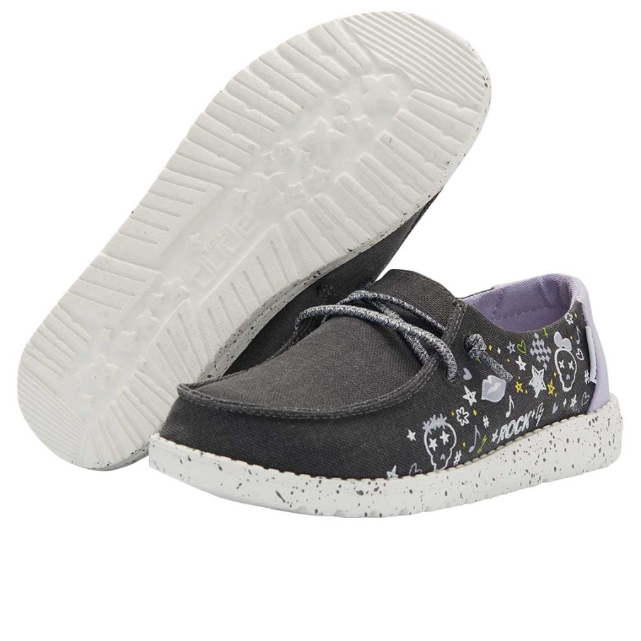 Hei Jätkä Wendy Nuoriso Doodle Musta