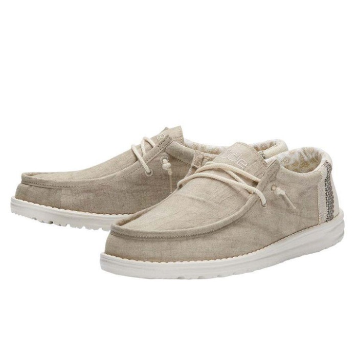 Hey Dude Kokoelma Khaki Wally Break Stitch