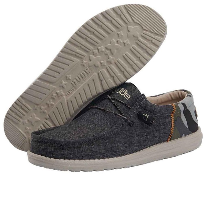 Hei Jätkä Wally Funk Camo Tummanharmaa