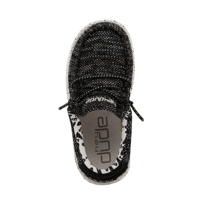 Hei Jätkä Wally Toddler Sox Musta-valkoinen