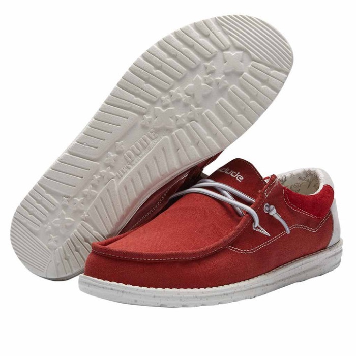 Wally Flow Pompeian Punainen Hei Dude