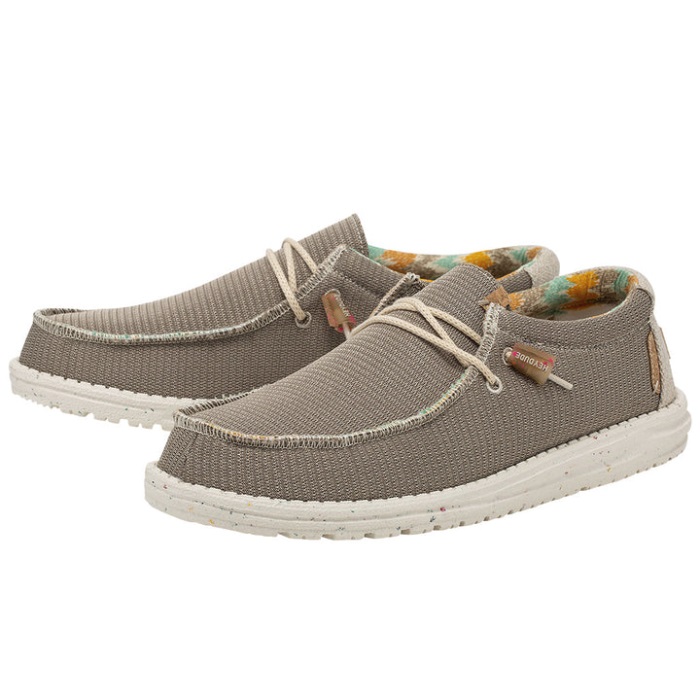 Wally Knit Desert Brown Hey Dude