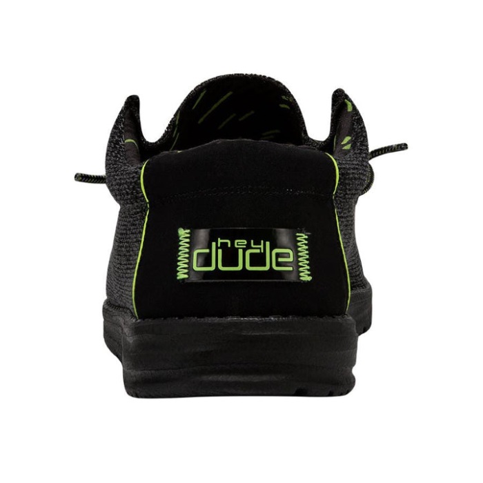 Wally Sox Neon Lime Hei Dude