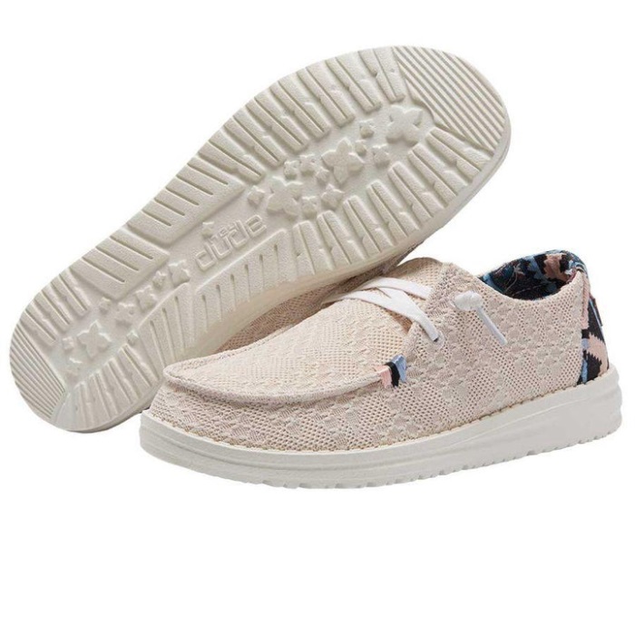 Wendy Boho L Aztec Pink Hey Dude