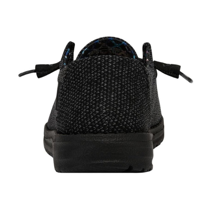 Wendy Sox Micro Total Black Hey Dude